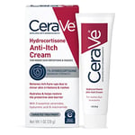 CeraVe Hydrocortisone Krem% 1 | Egzama Eğilimi ve Kuru Cilt ile Döküntülerden Geçici Rahatlama Önleyici Krem | Kaşıntıları Giderici Krem | Kokusuz | 1 Ounce