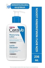 CeraVe-Nemlendirici Losyon Kuru Ciltler Seramid ve Hyalüronik Asit İçerikli Yüz Vücut 236ml 3337875597210