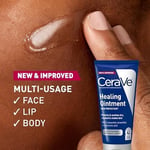 CeraVe Şifa Merhemi | Hyaluronik Asit ve Seramidli Kuru Ciltler için Nemlendirici Petrolatum Cilt Koruyucu | Lanolin İçermez ve Kokusuz | 5 Ons