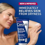 CeraVe Şifa Merhemi | Hyaluronik Asit ve Seramidli Kuru Ciltler için Nemlendirici Petrolatum Cilt Koruyucu | Lanolin İçermez ve Kokusuz | 5 Ons