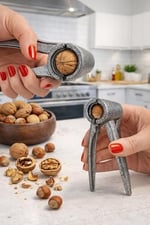 Ceviz ve Fındık Kıracağı Seti – Paslanmaz Çelik, Ergonomik, Profesyonel Kullanıma Uygundur