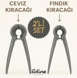 Ceviz ve Fındık Kıracağı Seti – Paslanmaz Çelik, Ergonomik, Profesyonel Kullanıma Uygundur