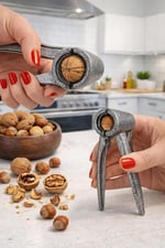 Ceviz ve Fındık Kıracağı Seti – Paslanmaz Çelik, Ergonomik, Profesyonel Kullanıma Uygundur