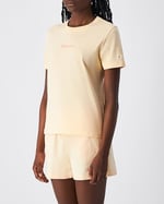 Champion Kadın Baskılı Bisiklet Yaka T-Shirt