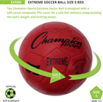 Champion Sports Extreme Series Composite Soccer Ball: Sizes 3, 4, 5 in Multiple Colors - Seçenekler: EX5OR, EX5RD