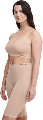 Chantelle Pürüzsüz Konfor Şekillendirme Şort Şekillendirici Uzun Kısa Dikişsiz Shapewear, Sirocco, S