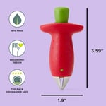 Chef'n Orijinal Kök Gem Çilek Huller, Kırmızı/Yeşil -