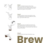 Chemex Kağıt filtre FS-100, kare filtre, 6, 8 ve 10 fincan sürahisi, 100 adet