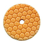Chemical Guys BUFX112HEX5 Hex-Logic Quantum orta ağırlıkta kesme pedi, turuncu (12,7 cm taşıyıcı plaka için uygun 5,5 inç)