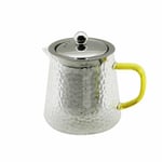 Chermik Yakut-9972 (550Ml) (Yuvarlak) (Kabartmalı & Borosilikat) Cam Demlik*48