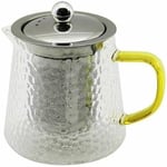 Chermik Yakut-9972 (550Ml) (Yuvarlak) (Kabartmalı & Borosilikat) Cam Demlik*48