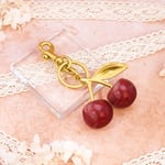 Cherry Keychain Bag Purse Charms For Handbags Cherry Accessories Mothers Day Birthday Ideas