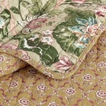 Chezmoi Collection Delaney 3 Parça Çiçekli Yama İşi Önceden Yıkanmış%100 Pamuk Yorgan Seti, Queen - Seçenekler: Daybed, King, Queen, Twin