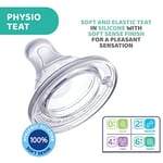 Chicco Mükemmel 5 Silikon Enayi ile 5 Anti-Koloni Töreşi 0 + Ay, Biofontional IntuiFlow Sistemi, Pembe, 150 ml