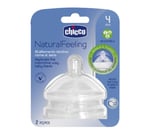 Chicco NaturalFeeling Akış Ayarlı Biberon Emziği (4 Ay+, 2'li)