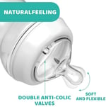Chicco NaturalFeeling Akış Ayarlı Biberon Emziği (4 Ay+, 2'li)
