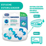 Chicco Physio Comfort Silikon Emzik (Asorti, 6-16Ay, 2'li)