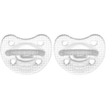 chicco Physioforma Crystal, Emzik 2-6 Aylık, 2'li, Şeffaf/Beyaz