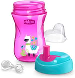 Chicco Pipetli Eğitim Bardağı (Pembe/Mor) - Seçenekler: Pembe/Mor, Tekli