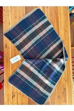 Chinko Unisex Şardonlu Baklava Desenli Yumuşacık Çok Özel Bir Panço GRİ KREM SARI Standart-1