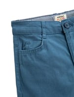Chino Pantolon Cepli Slim Fit Pamuklu Beli Ayarlanabilir Lastikli