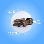 Chompo Dana Akciğer Küpleri 100% Doğal Katkısız Köpek Ödül Maması 100 Gr | Tek İçerik