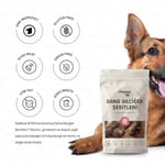Chompo Dana Akciğer Şeritleri 100% Doğal Katkısız Köpek Ödül Maması 100 Gr | Tek içerik