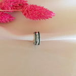 Christian Breton Etnik 5mm Pirinç Antik Gümüş Halka Sıkıştırma Piercing/Earcuff - Tek Adet