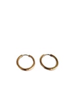 Christian Breton Paslanmaz Çelik Gold Halka Küpe - iç çap 15 mm - kalınlık 2,5 mm- 1 çift