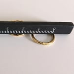 Christian Breton Paslanmaz Çelik Gold Minik Halka Küpe - 12 mm - 1 çift
