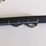 Christian Breton Paslanmaz Çelik Rainbow Minik Halka Küpe - 7 mm - 1 çift