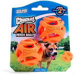 Chuckit! Air Fetch Ball Köpek Oyuncağı, Orta (6,4 cm çap), 9-27 kg köpekler için, 2'li paket