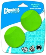 Chuckit! CH20130 Erratic Ball Large Tekli Paket - Seçenekler: S, 2-Inch, 2-Pack, S, 2-Inch, 2-Pack (2 paketi)...
