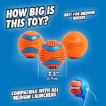 Chuckit! Fetch Medley Gen 3 (Ultra Ball, Fetch Ball, Rugged Ball) 3'lü Köpek Oyun Topu Seti (Orta Boy)