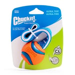 Chuckit! Ultra Tug Köpek Çekiştirmeli Oyun Topu (Small) - Dayanıklı Halatlı Doğal Kauçuk, Yüksek Sıçrama Gücü, Küçük Boy Köpekler İçin - Bedenler: 1 adet (1'li paket), S