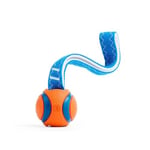 Chuckit! Ultra Tug Köpek Çekiştirmeli Oyun Topu (Small) - Dayanıklı Halatlı Doğal Kauçuk, Yüksek Sıçrama Gücü, Küçük Boy Köpekler İçin - Bedenler: 1 adet (1'li paket), S