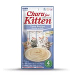 Churu kedi atıştırmalıkları, yavru kediler için, 12 aydan küçük genç kediler için sağlıklı atıştırmalıklar, ton balığı (4 adet x 14 g)