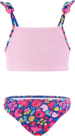 Çiçekli Kedi Kız Çocuk Bikini