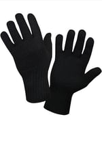 Çift Kat Orlon Kışlık Eldiven Bay-bayan (unisex) siyah siyah