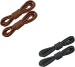 Çift Katmanlı, Sağlam, Dayanıklı, Fitilli, Yuvarlak Bot Bağcığı, Ayakkabı Bağcığı, 1 Çift