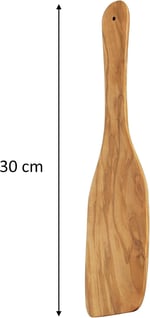 Cilio 182071 Kızartma tenceresi spatula, ahşap, kahverengi, 38 x 7 x 0,5 cm