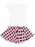 Çita Kız Çocuk T-shirt Pembe Etek Takım