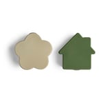 Citron Citron 4'lü Silikon Beslenme Kutusu Düzenleyicileri - Grey/Green/Caramel 1061008