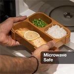 Citron Citron Çatal ve Kaşıklı Bento Beslenme Kutusu Seti - Caramel 1286845