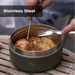 Citron Citron Separatörlü Paslanmaz Çelik Yemek Termosu 400 ml - Black 1196731