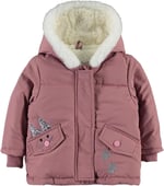 Civil Tavşan Kulak Nakışlı 6-18 Ay Mont -, 6-9 AY, Tavşan Kulak Nakışlı Mont, Pudra, baby-girls