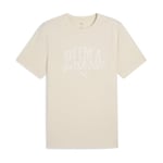 Class Erkek Bej Günlük Stil T-Shirt 68464387