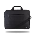 Classone Romeo Serisi TL2000 15.6 inch Uyumlu Su Geçirmez Kumaş, Notebook, Laptop , El Çantası- Siyah