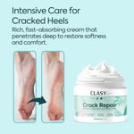 CLASYCARE Topuk Çatlağı Kremi – Kuru ve Çatlamış Topuklar için – E Vitamini ve Avokado Yağlı Topuk Kremi – Nasır, Sert ve Ölü Deriler için Nemlendirici Ayak Bakım Kremi – 100 ml