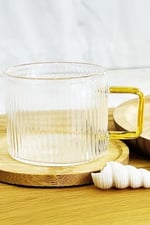 Clavera 6’lı Kulplu Cam Çay Kahve Espresso Bardak Fincan Seti 150 ml